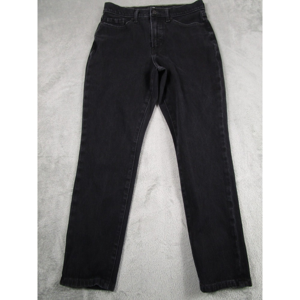 Banana Republic Jeans Womens 30 Black‎ Slim High Rise Preppy Pockets Casual